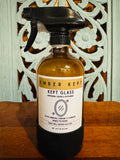 Amber Kept Glass Cleaner Spray – Ammonia-Free, Streak-Free, 16 oz | Lemon, Mandarin & Peppermint