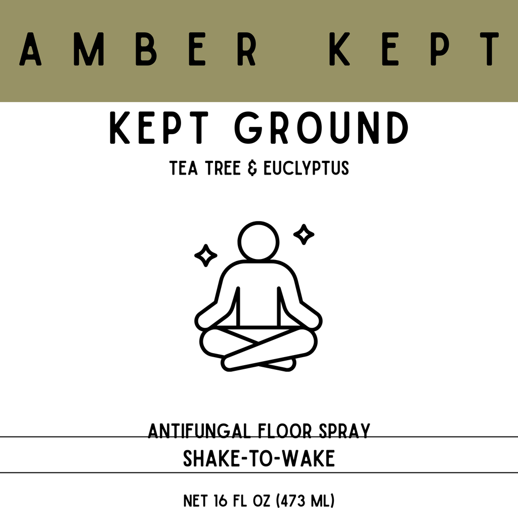 Amber Kept Ground Natural Sauna Cleaner Spray – Antifungal, 16 oz | Tea Tree & Eucalyptus
